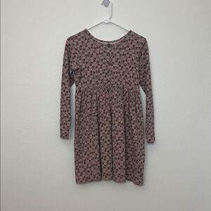 Hanna Girls Floral knit Skater Dress size 12 (150cm) long sleeve